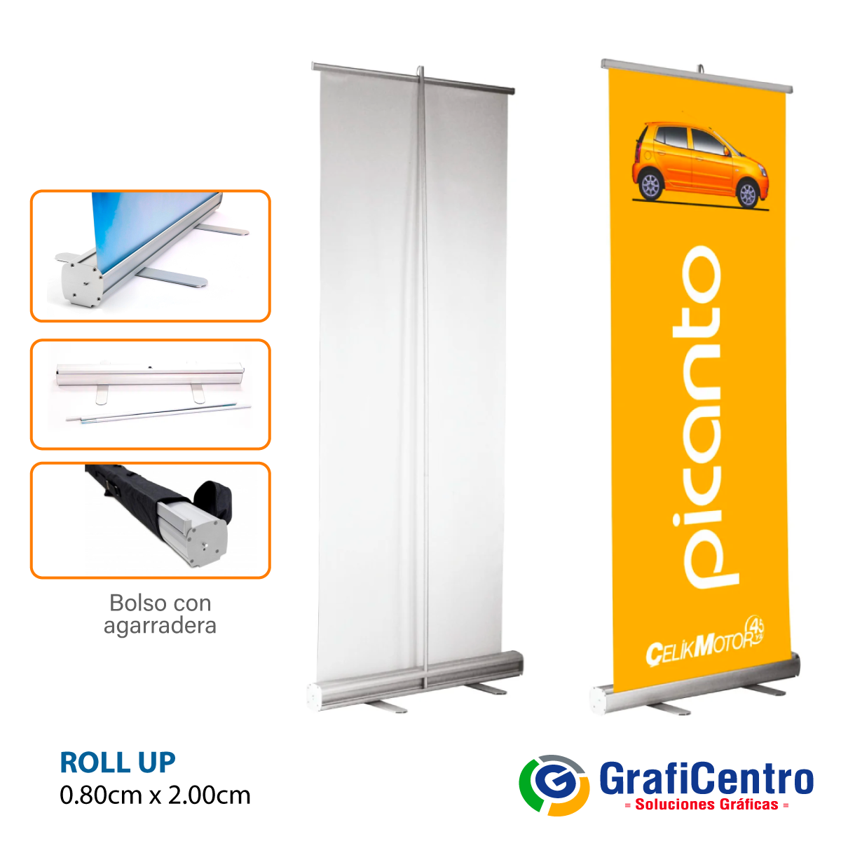 Roll Up Publicitario - Banner Gigantografía Publicitario - Banner - Envíos  a todo el ecuador